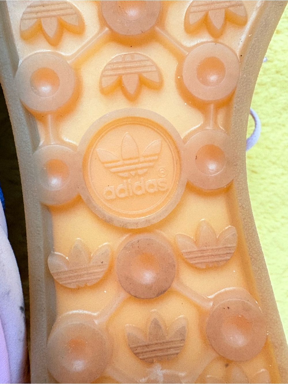 adidas  Samba Classic Sneakers - Pink with Blue Stripes - Picture 5 of 6